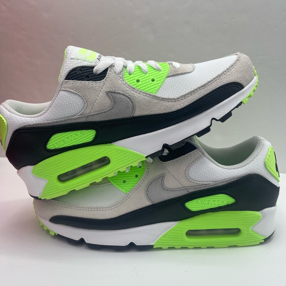 Nike Men’s AIR MAX 90
WHITE/CAVE STONE-LIGHT BONE Athletic Sneakers - Picture 16 of 16